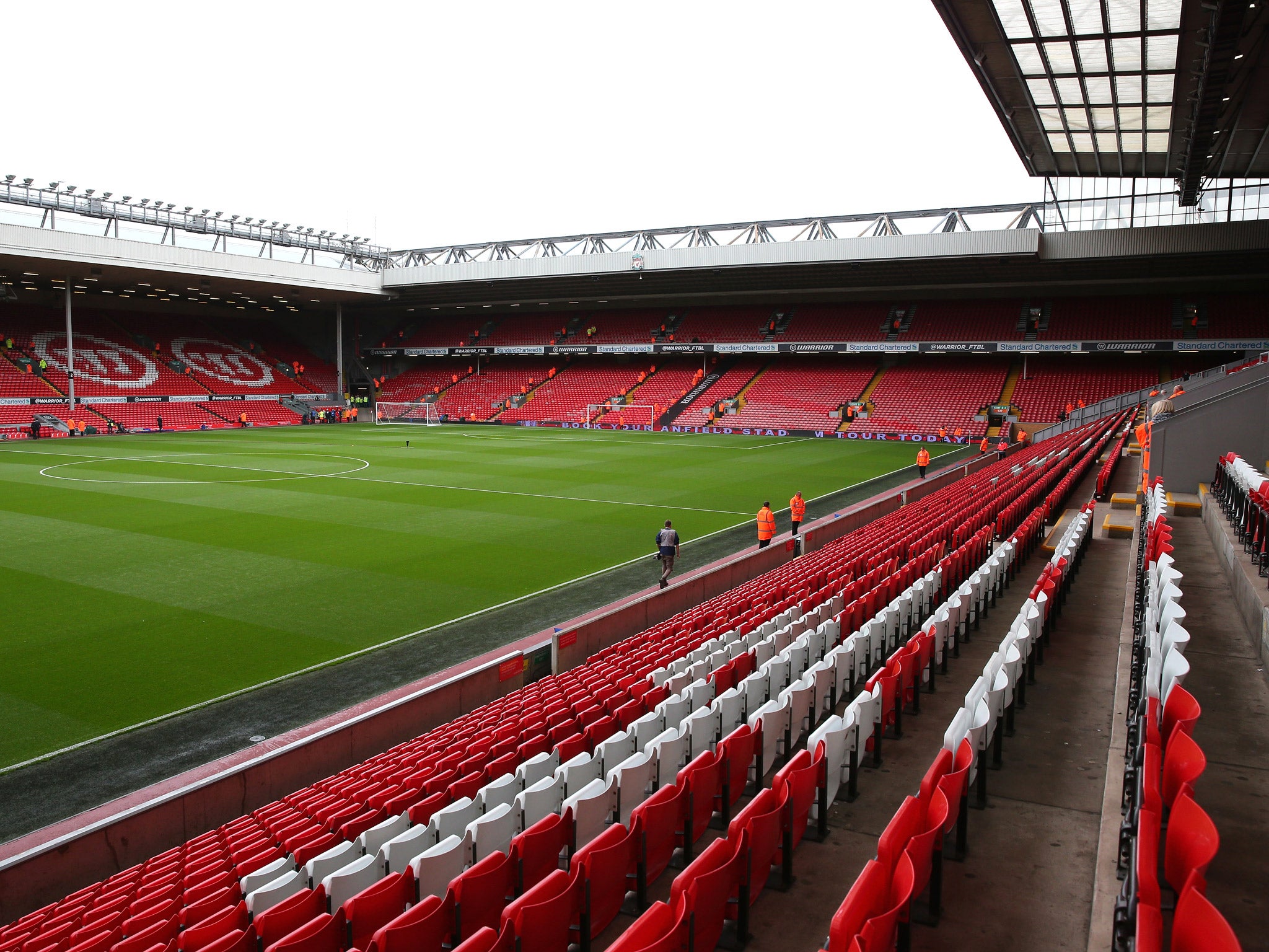 Anfield currently has a capacity of 45,522
