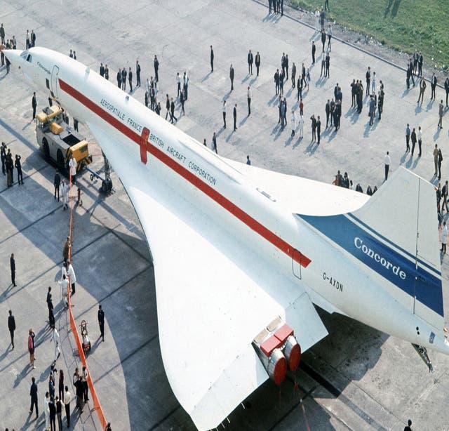 Join the flight of the Concorde with this beautiful 5-foot long