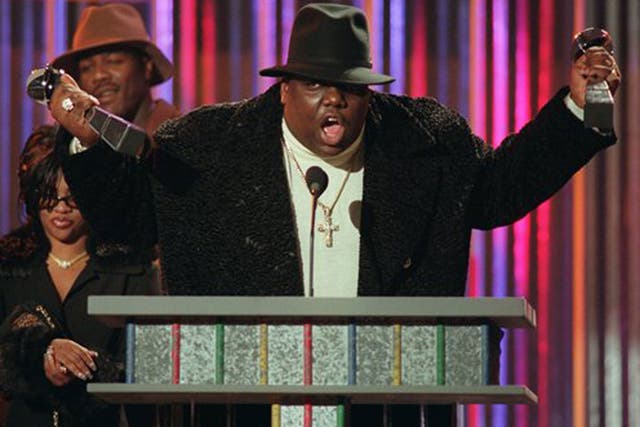 Notorious BIG at the 1995 Billboard Music Awards