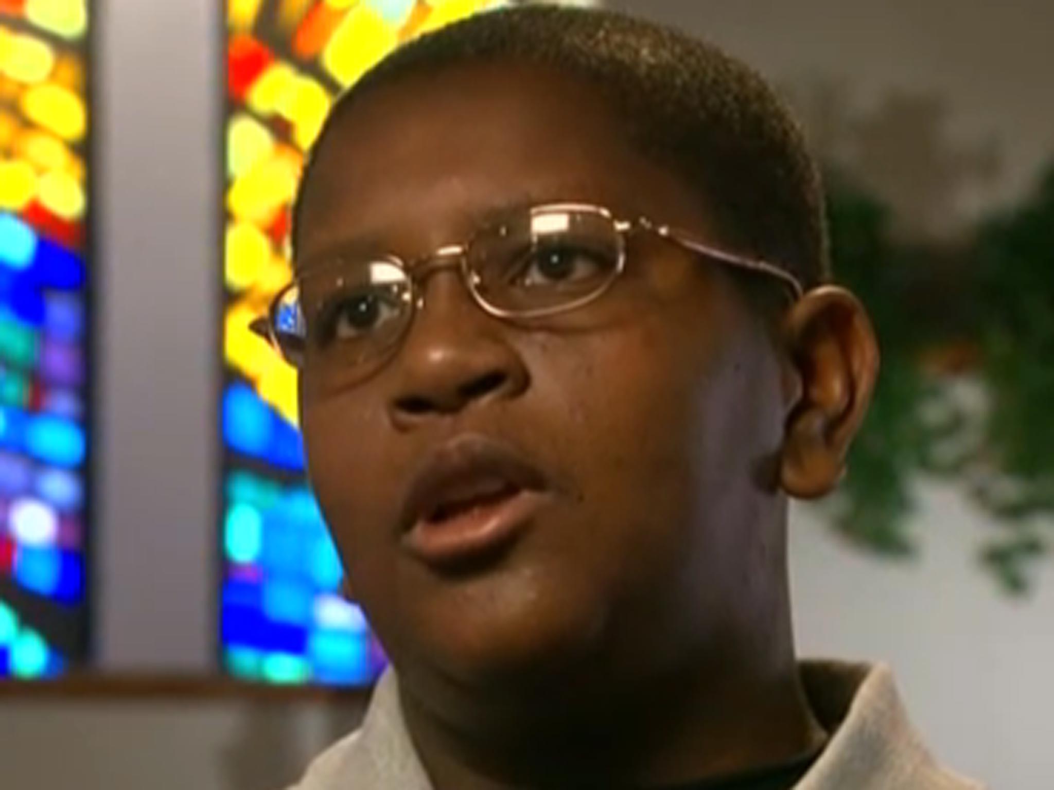 Davion Navar Henry who made a public appeal at his local church to find foster parents to adopt him