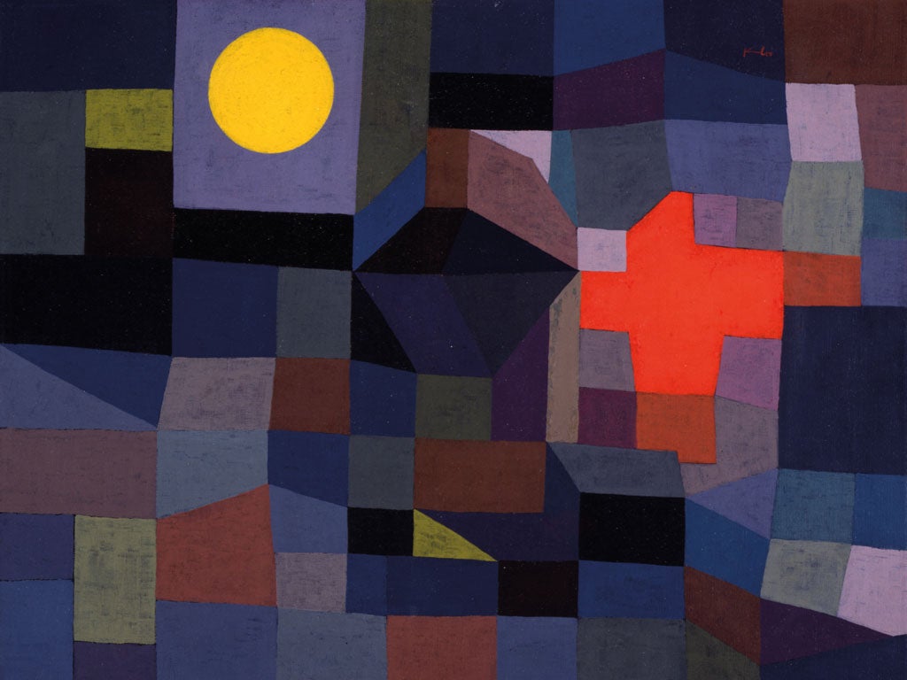 Modern master: Paul Klee’s "Fire at Full Moon", 1933,