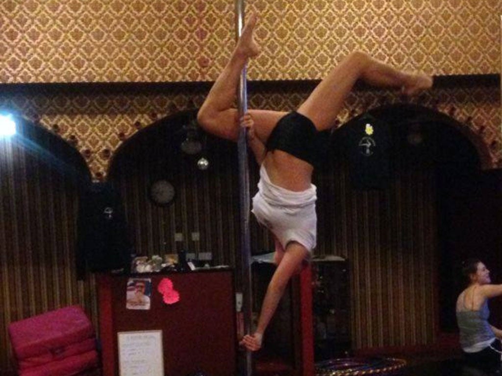 Adherents of pole fitness in Swansea