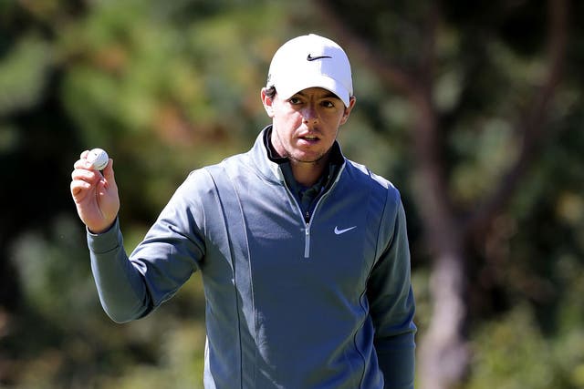 Rory McIlroy is contesting his first tournament for a month