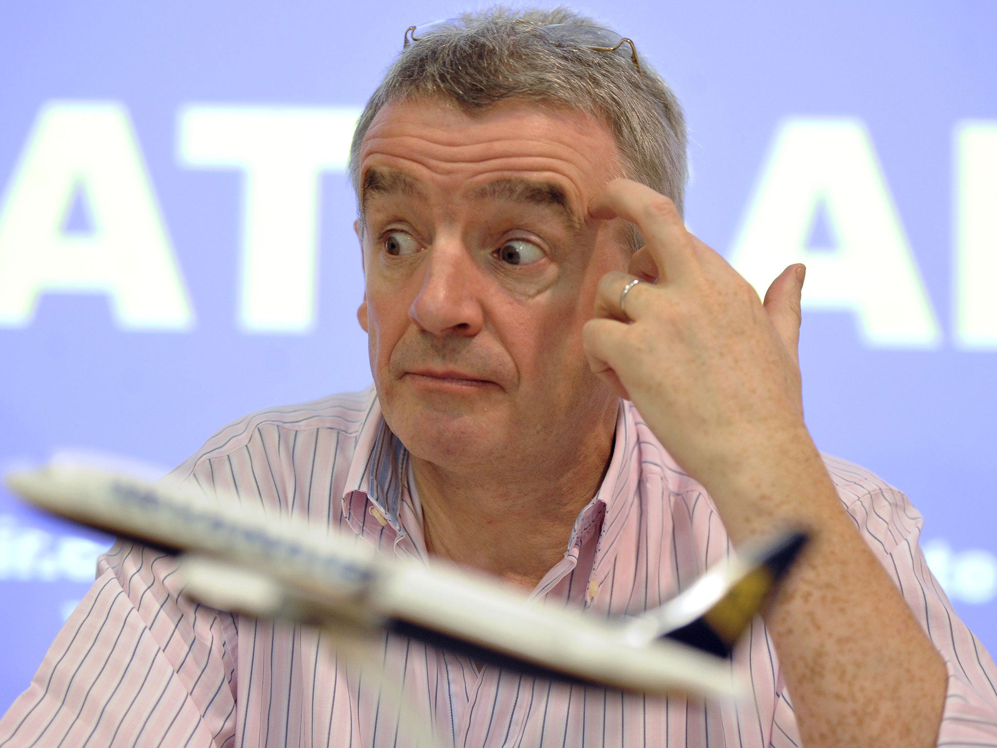 Michael O'Leary ignored harsh criticism and traded jokes on the social network account