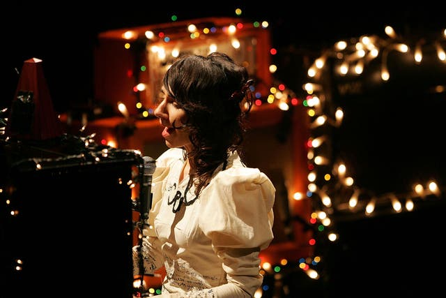 The true face of England and Englishness? PJ Harvey performs in Auckland, New Zealand in 2013