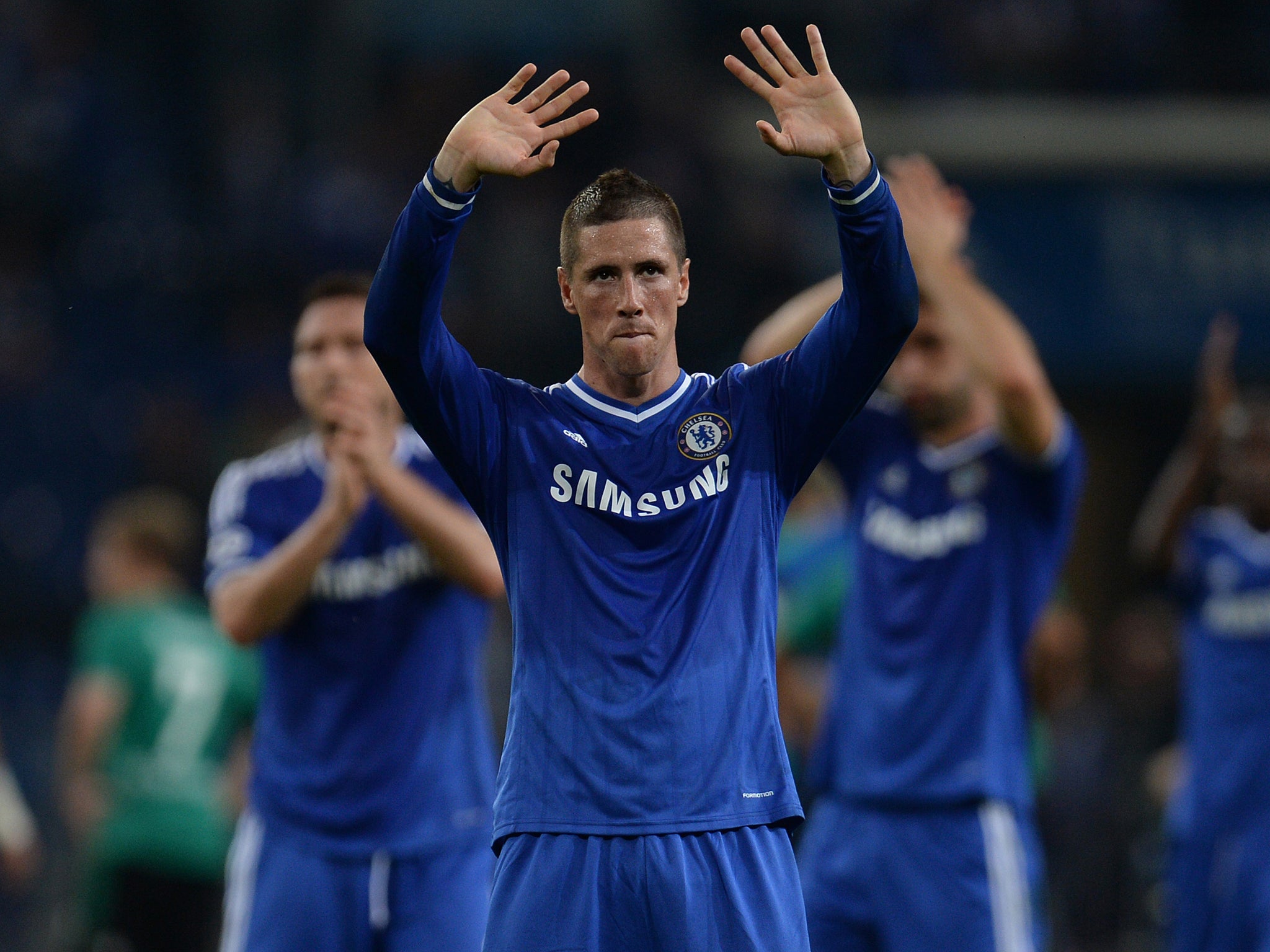 Fernando Torres scored twice in the 3-0 win over Schalke