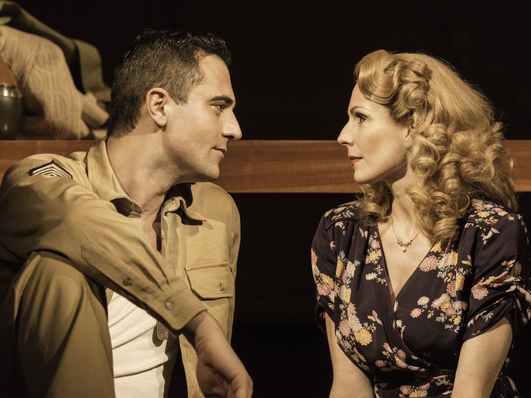 Darius Campbell and Rebecca Thornhill in Sir Tim Rice's From Here To Eternity