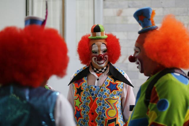 No laughing matter: Police have dealt with 117 incidents involving the word 'clown' 