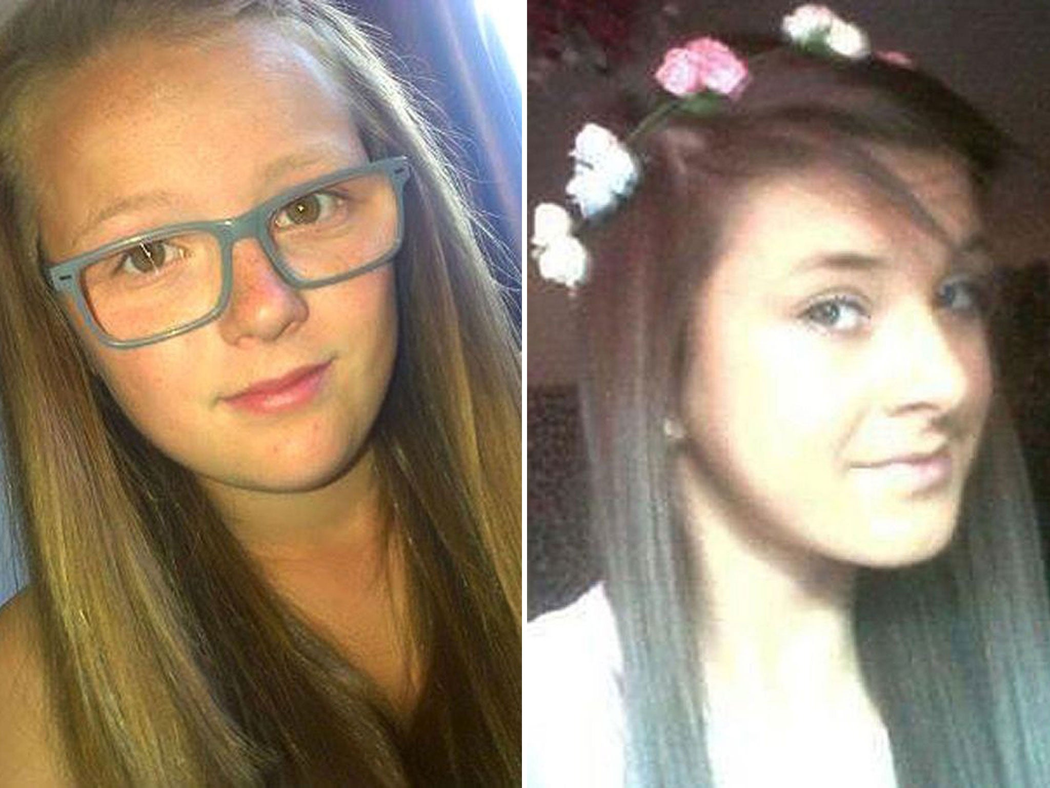 Tonibeth Purvis (left), 15, and Chloe Fowler, 14, drowned in the River Wear
