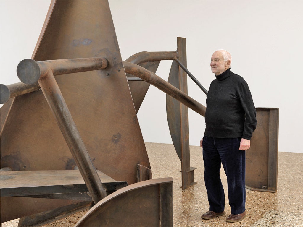 Caro with his 2012 sculpture ‘River Song’