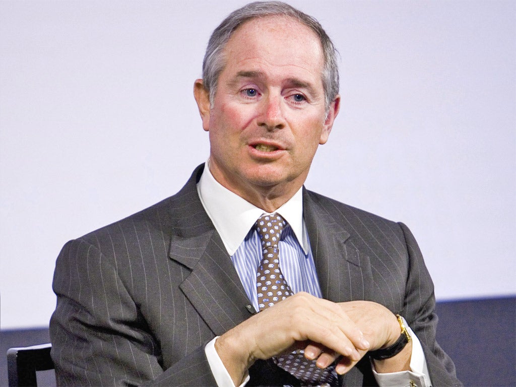 Schwarzman has personally contributed £62m to the programme