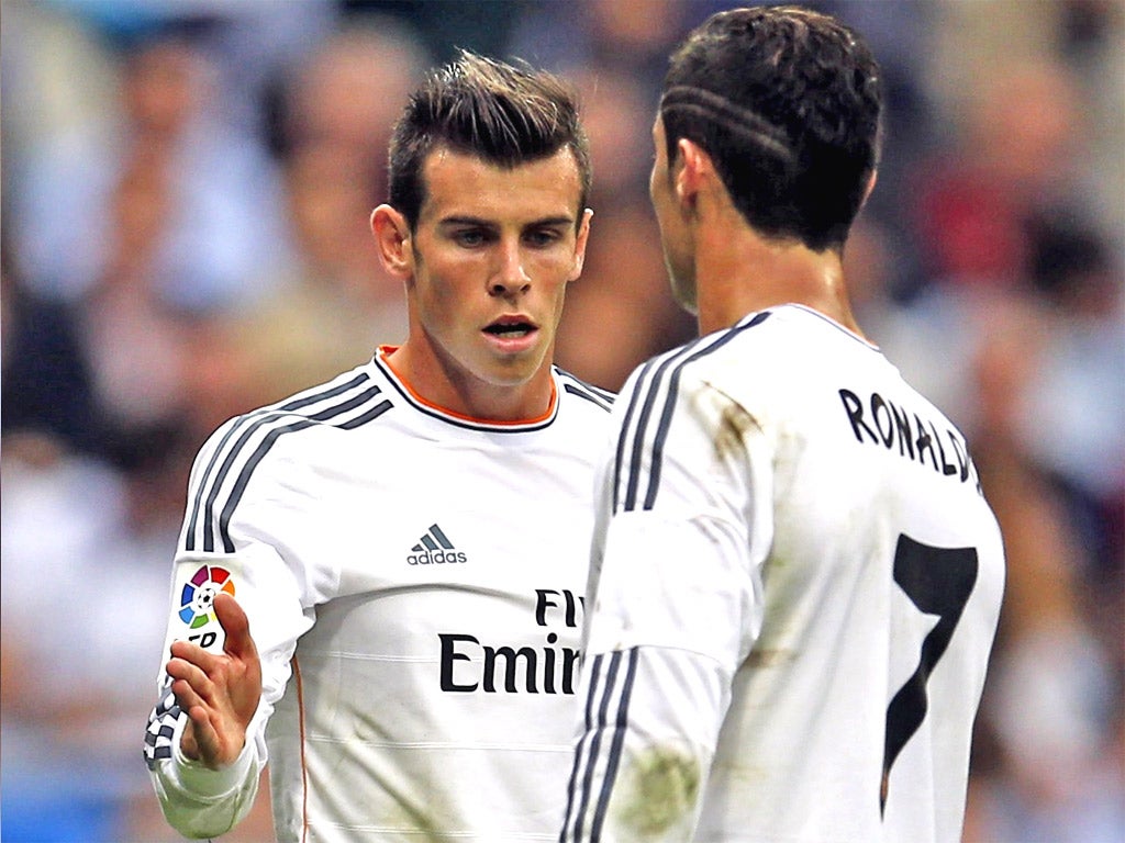 Gareth Bale has been watched over by Cristiano Ronaldo
