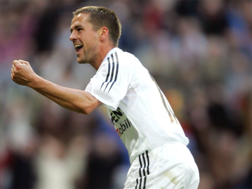 Michael Owen scored for Real in El Clasico in 2005 (Getty)