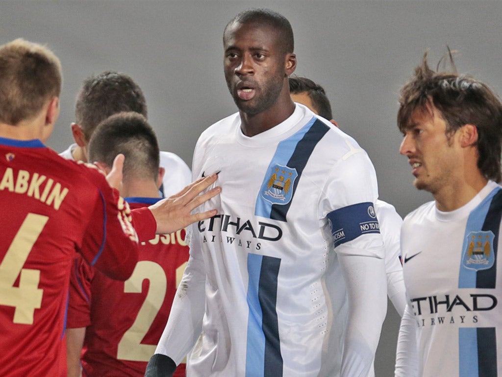 Yaya Toure was subjected to racial abuse in Moscow