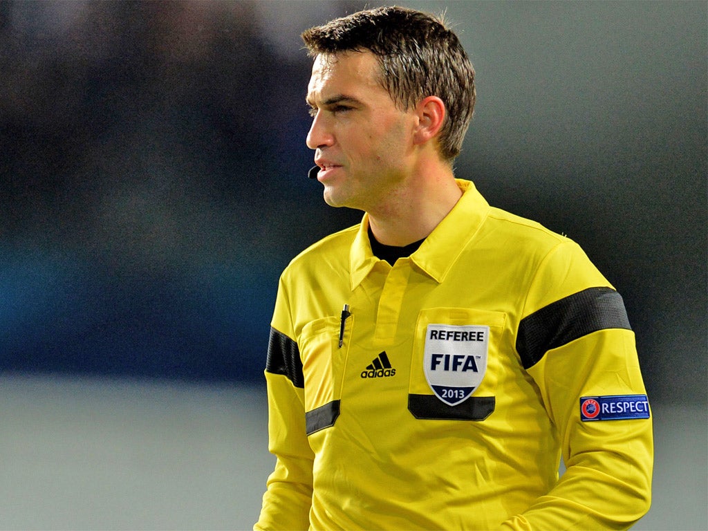 The Romanian referee Ovidiu Hategan failed to report the abuse