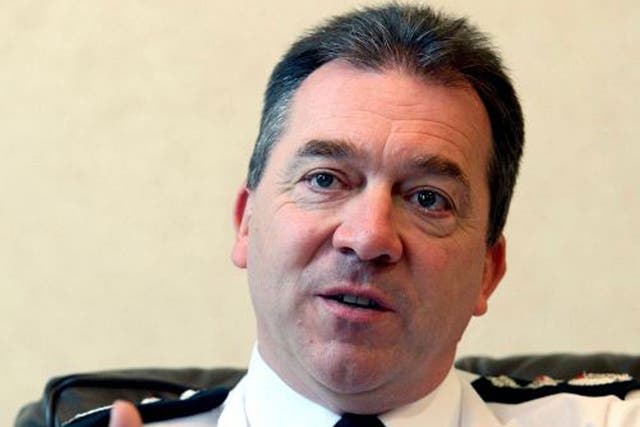 One of the letter bombs was addressed to the Police Service of Northern Ireland's Chief Constable Matt Baggott 