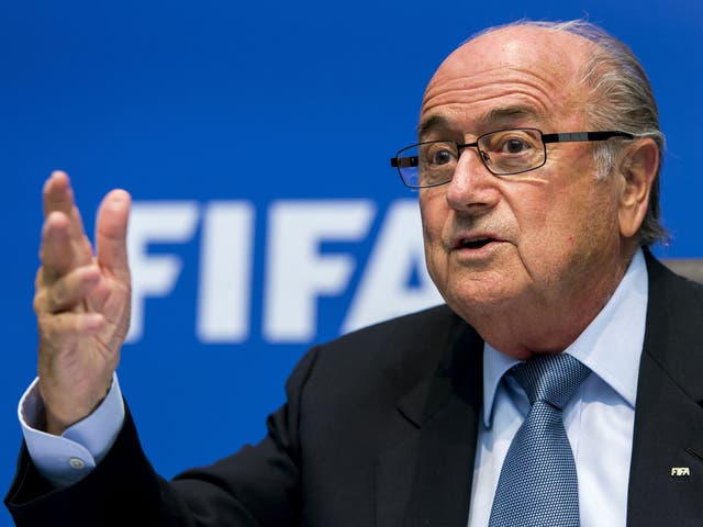 Current Fifa president Sepp Blatter