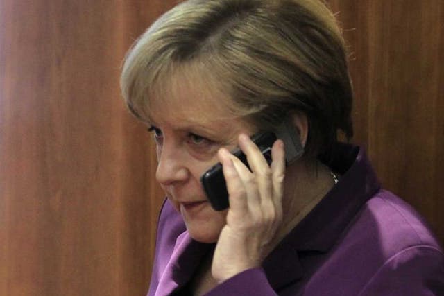Angela Merkel discovered last week that her phone was tapped 