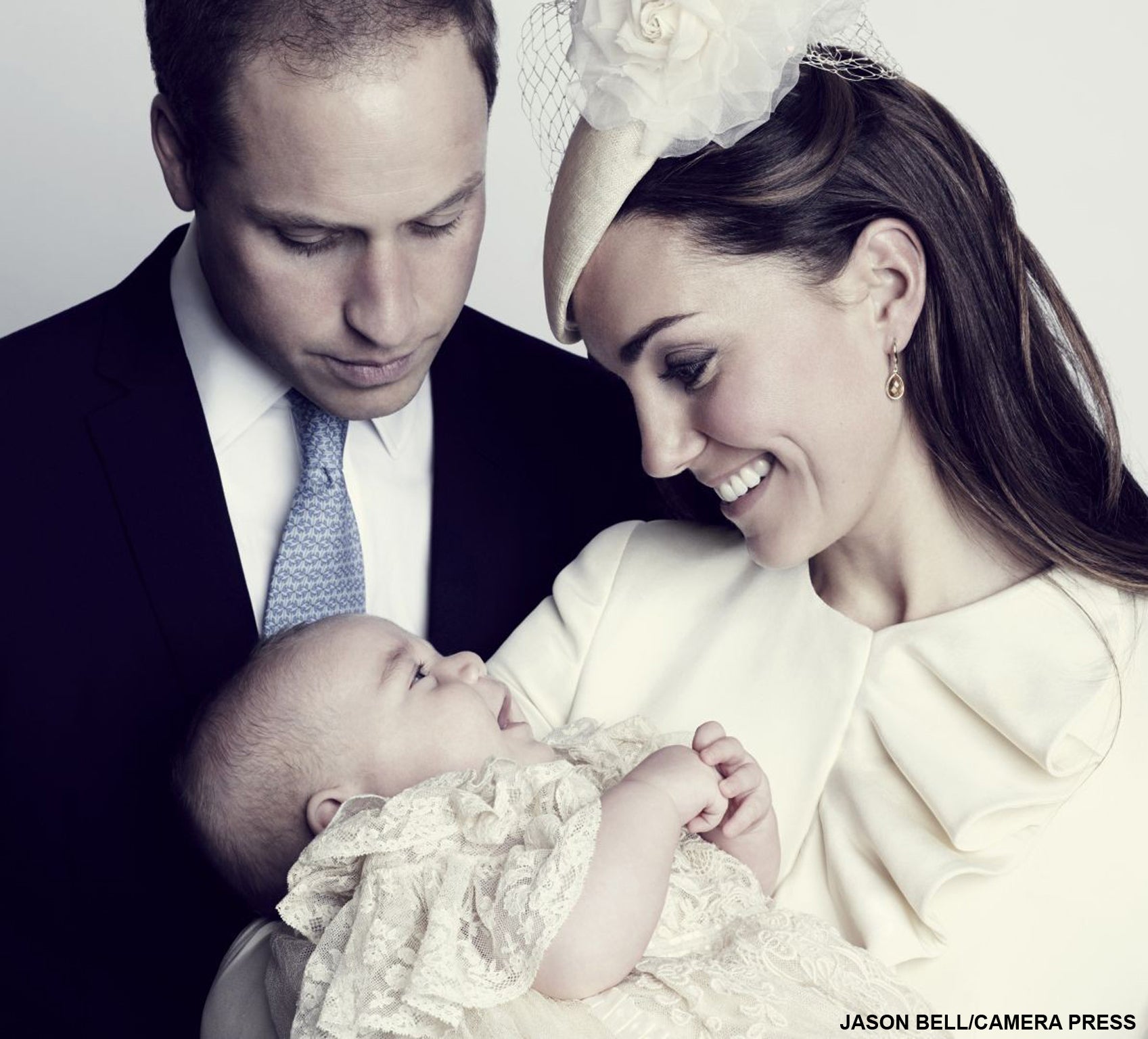 Prince George with parents the Duke and Duchess of Cambridge