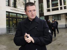 Violence erupts at Tommy Robinson's book signing held at off-licence