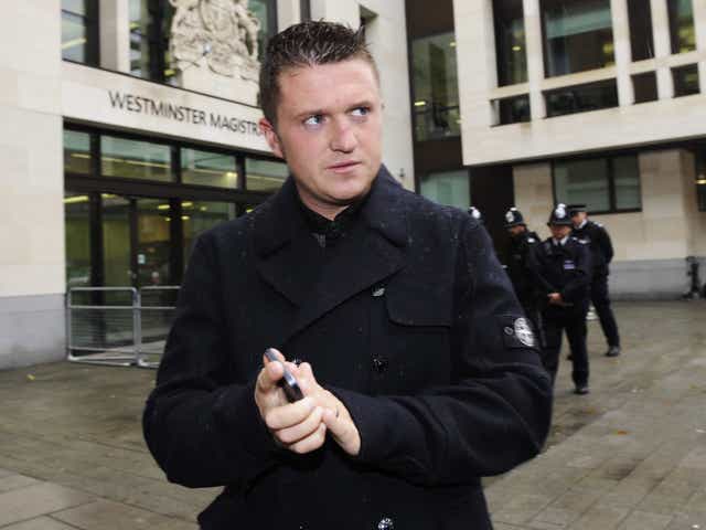 Tommy Robinson attended a talk on human rights last week