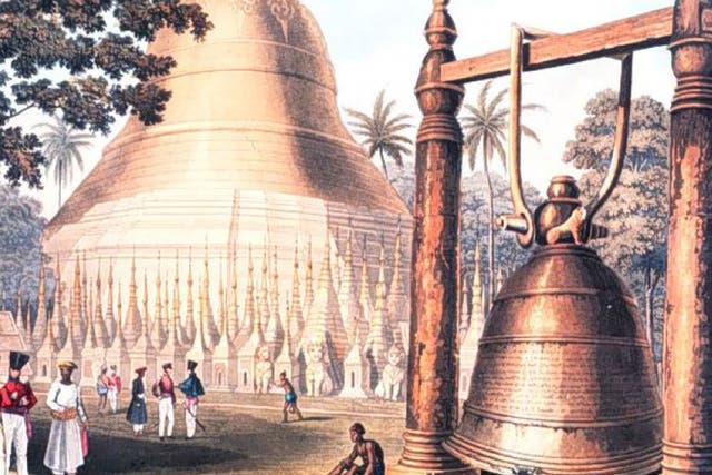 An artwork showing the Dhammazedi bell