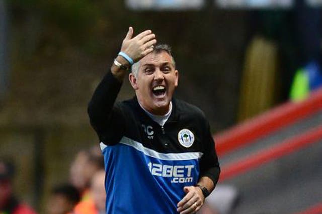 Wigan manager Owen Coyle 