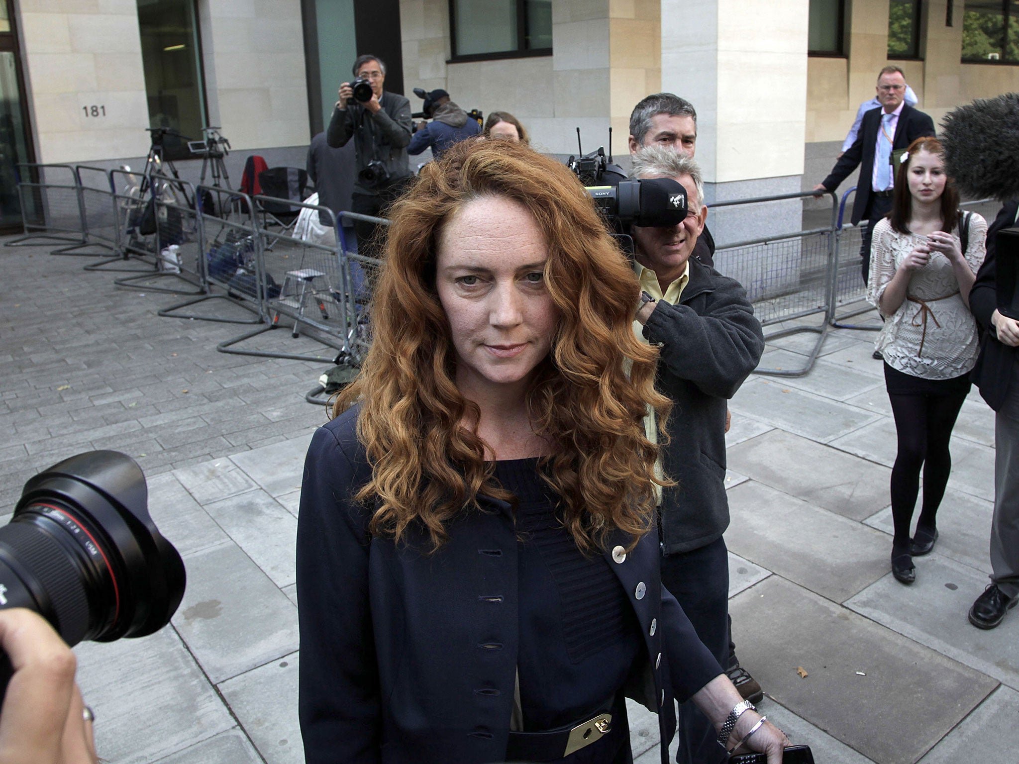 The former ‘News of the World’ editor Rebekah Brooks
