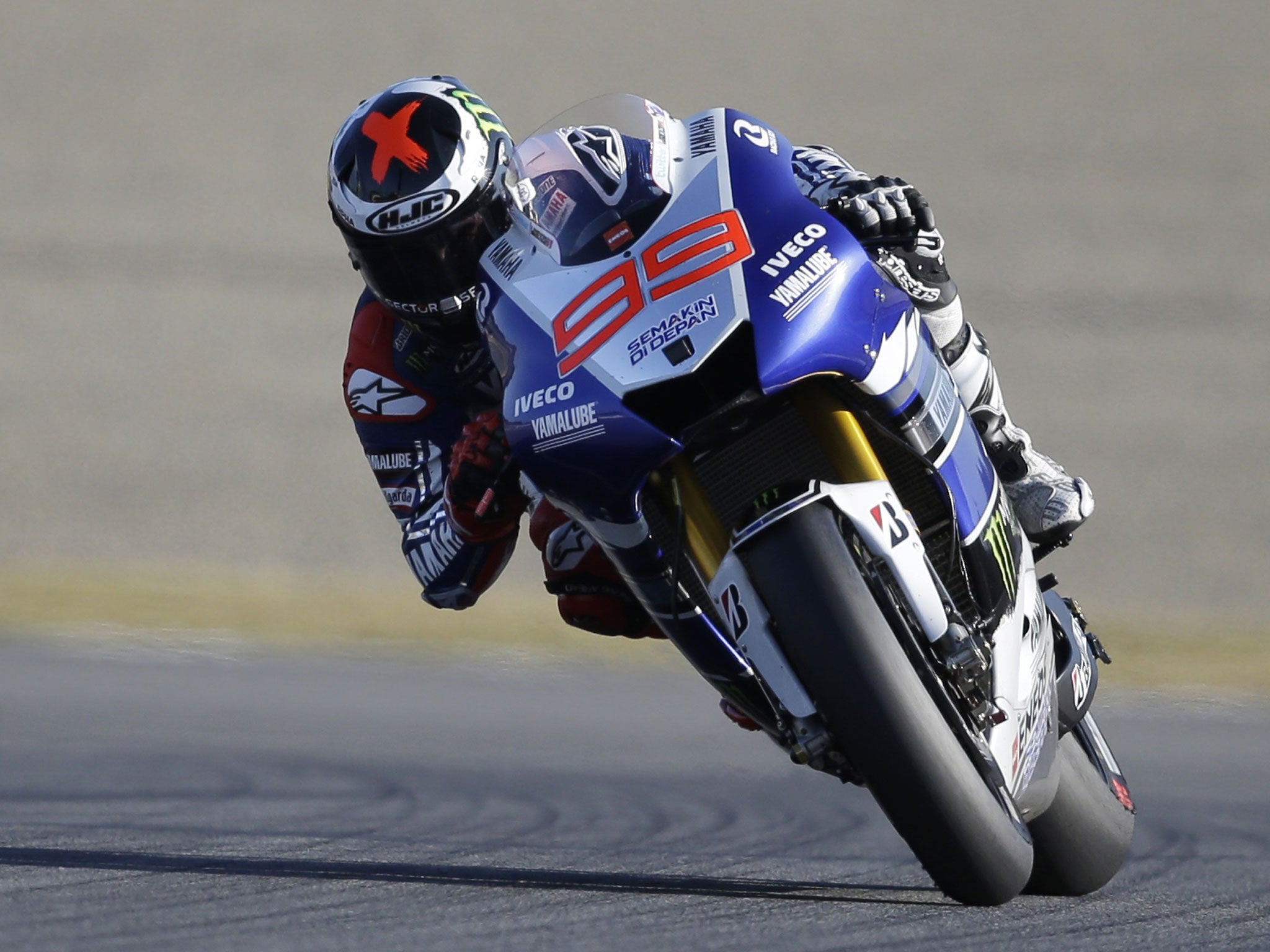 Jorge Lorenzo led from start to finish in the Japan Grand Prix