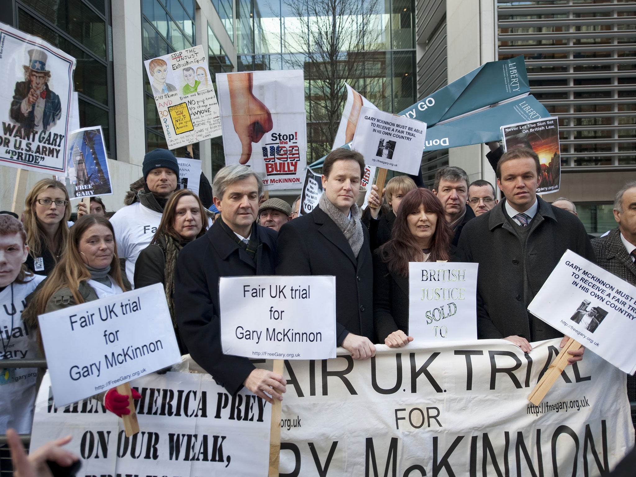 The charge coincides with efforts to give more protection to Britons such as Gary McKinnon who successfully fought extradition to the US after a 10-year legal battle