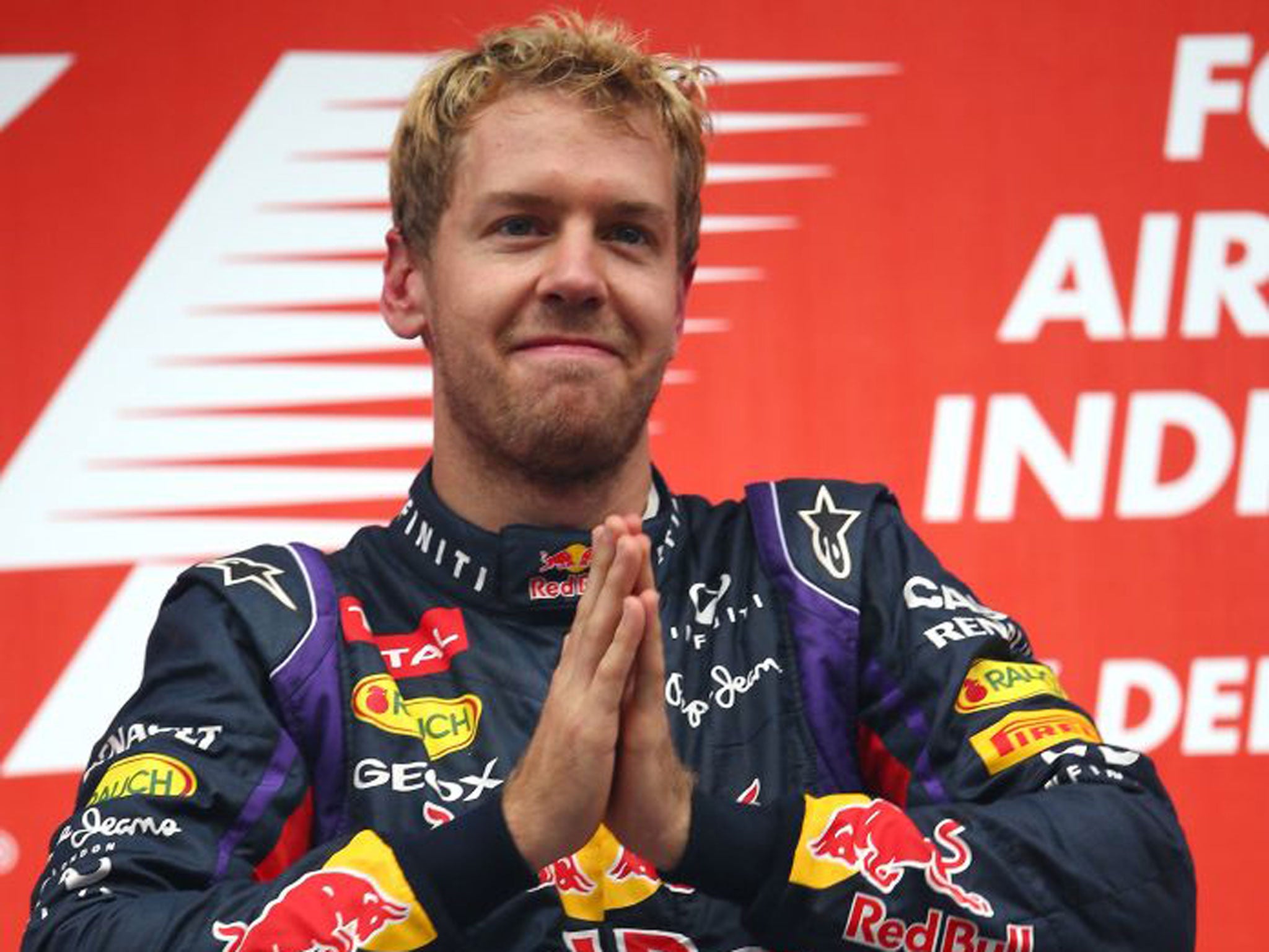 Sebastian Vettel takes the plaudits after securing another world title in India at the weekend