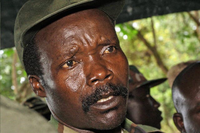 Joseph Kony, leader of the rebel forces
