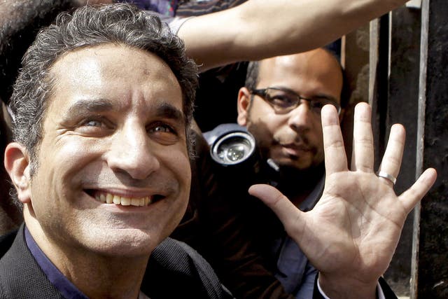 Egyptian television satirist Bassem Youssef