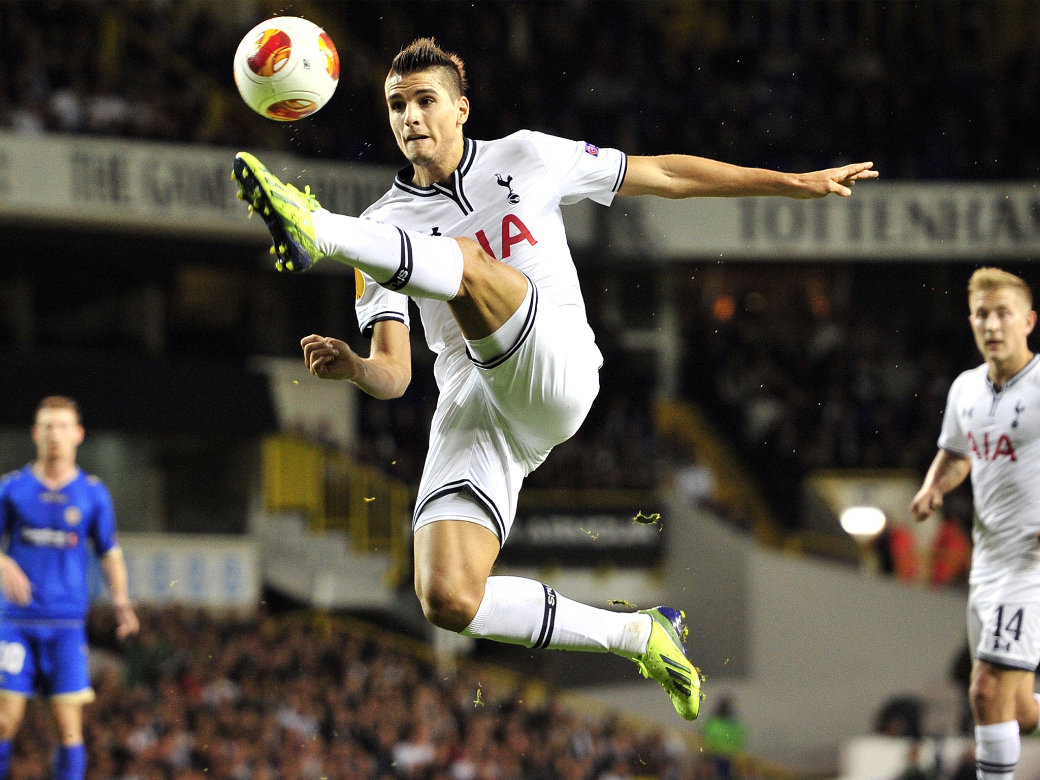 Despite costing £25m, Erik Lamela is having to use the odd cup game to try to kick-start his career