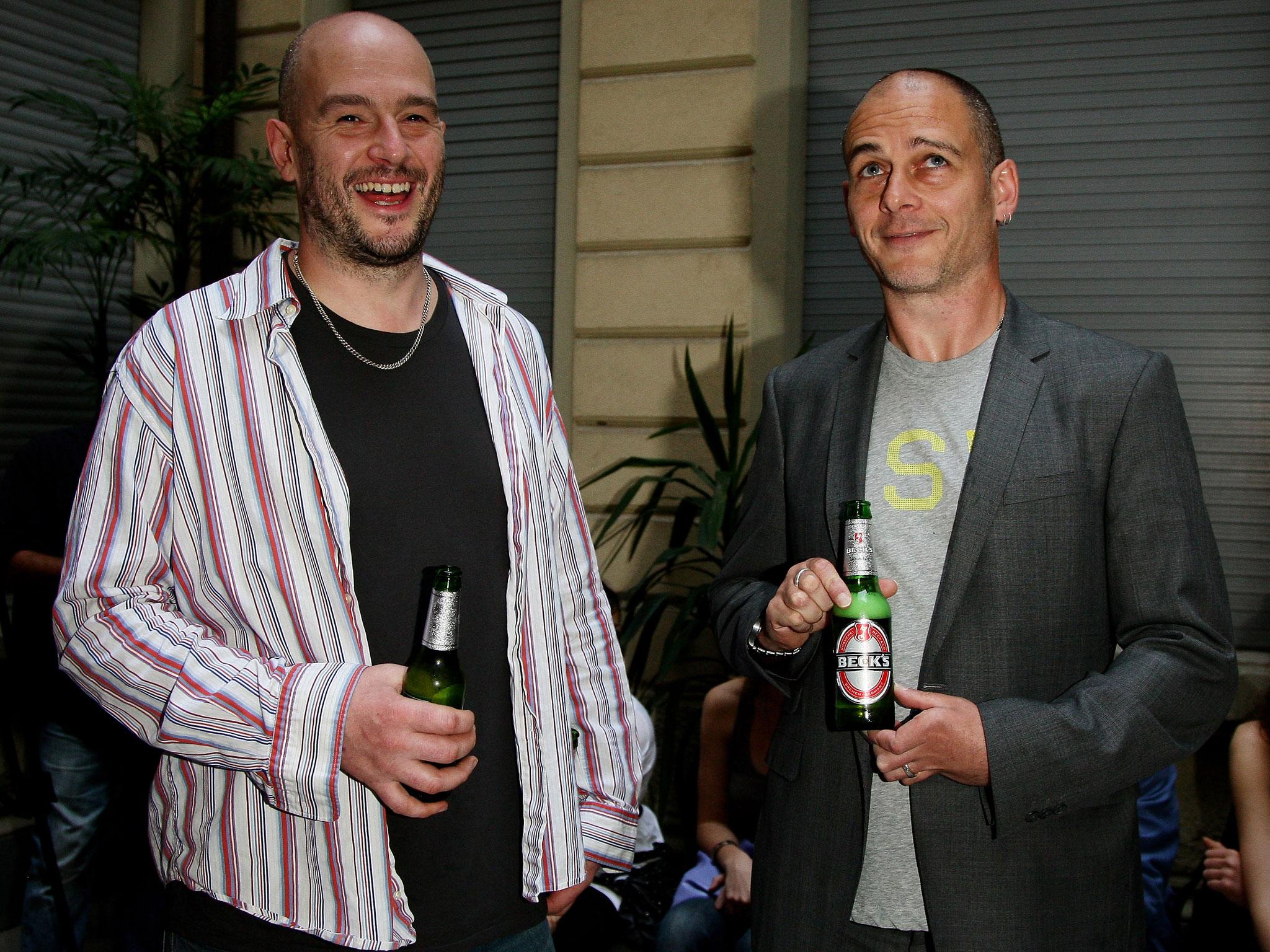 Jake and Dinos Chapman at a gallery opening in Milan in 2010