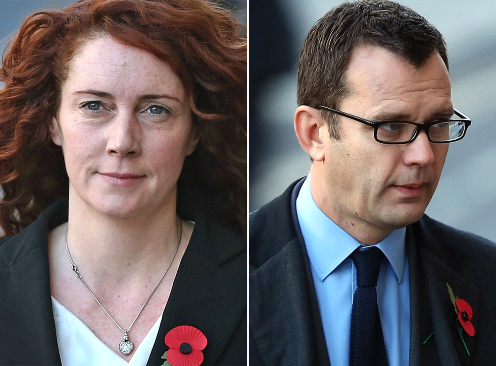 Rebekah Brooks and Andy Coulson arriving at the Old Bailey