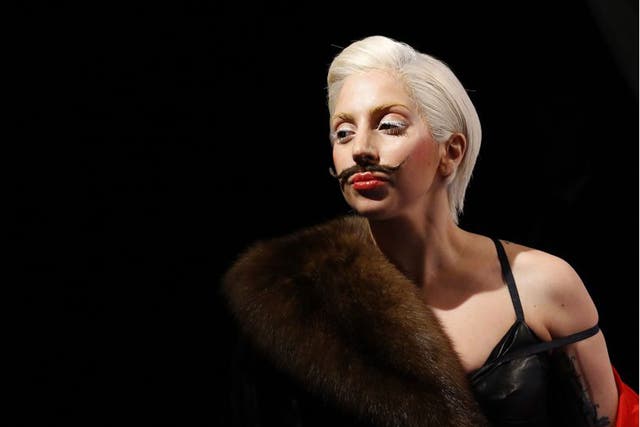 Lady Gaga arrives at Berghain nightclub to promote her latest album 'Artpop'