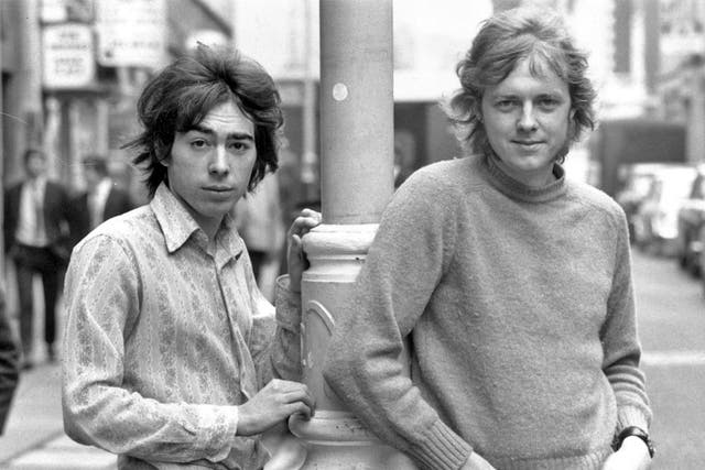 The two of us: Andrew Lloyd Webber and Tim Rice in 1970