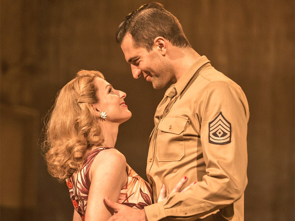 Rebecca Thornhill and Darius Campbell in 'From Here to Eternity'