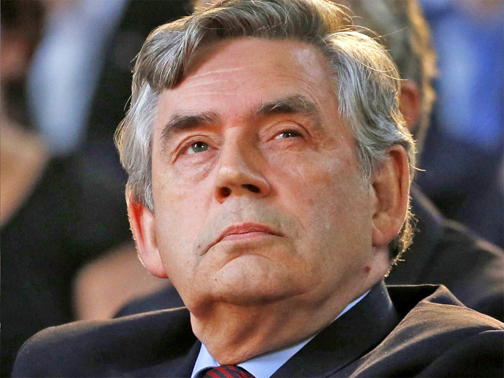 Labour MP and former prime minister, Gordon Brown