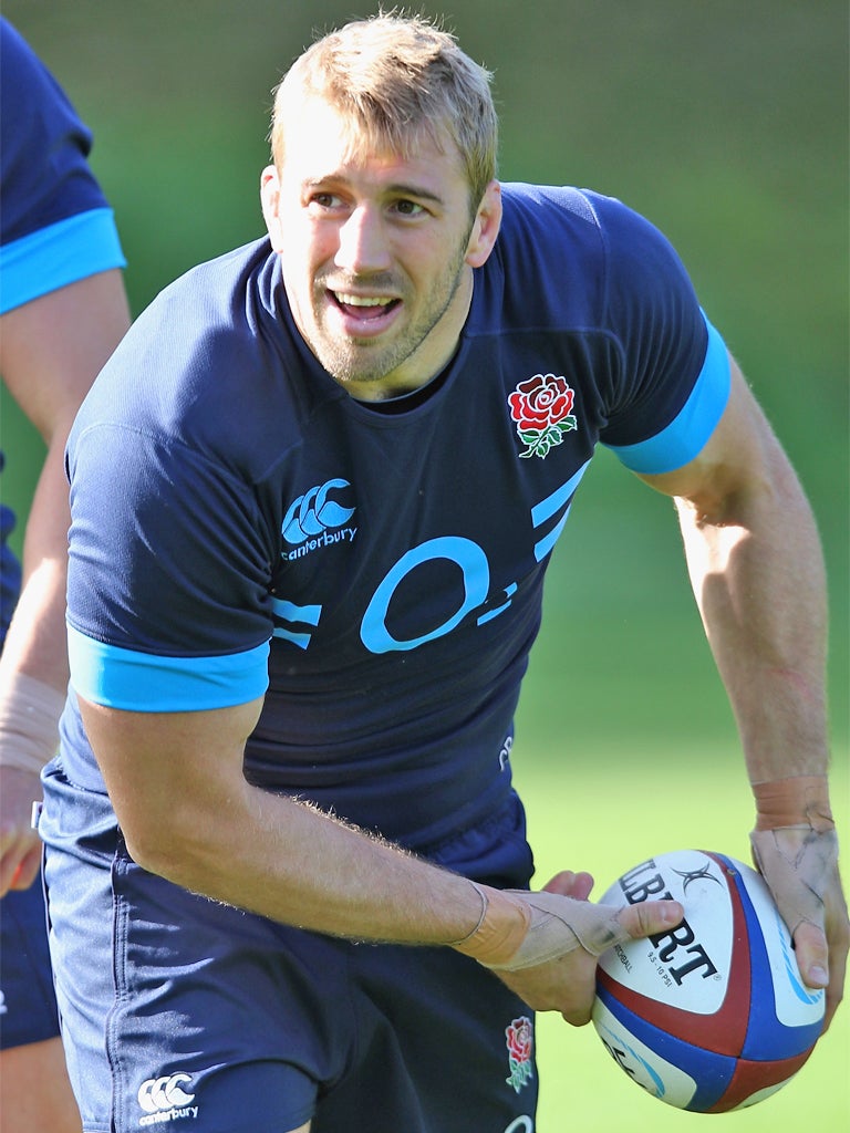 Chris Robshaw during England training at Pennyhill Park