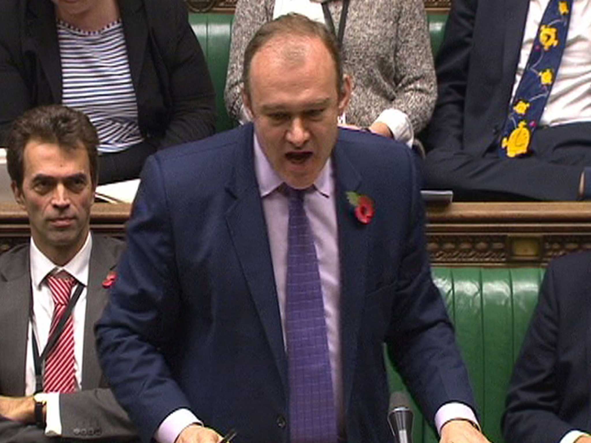 Ed Davey speaking in the House of Commons today