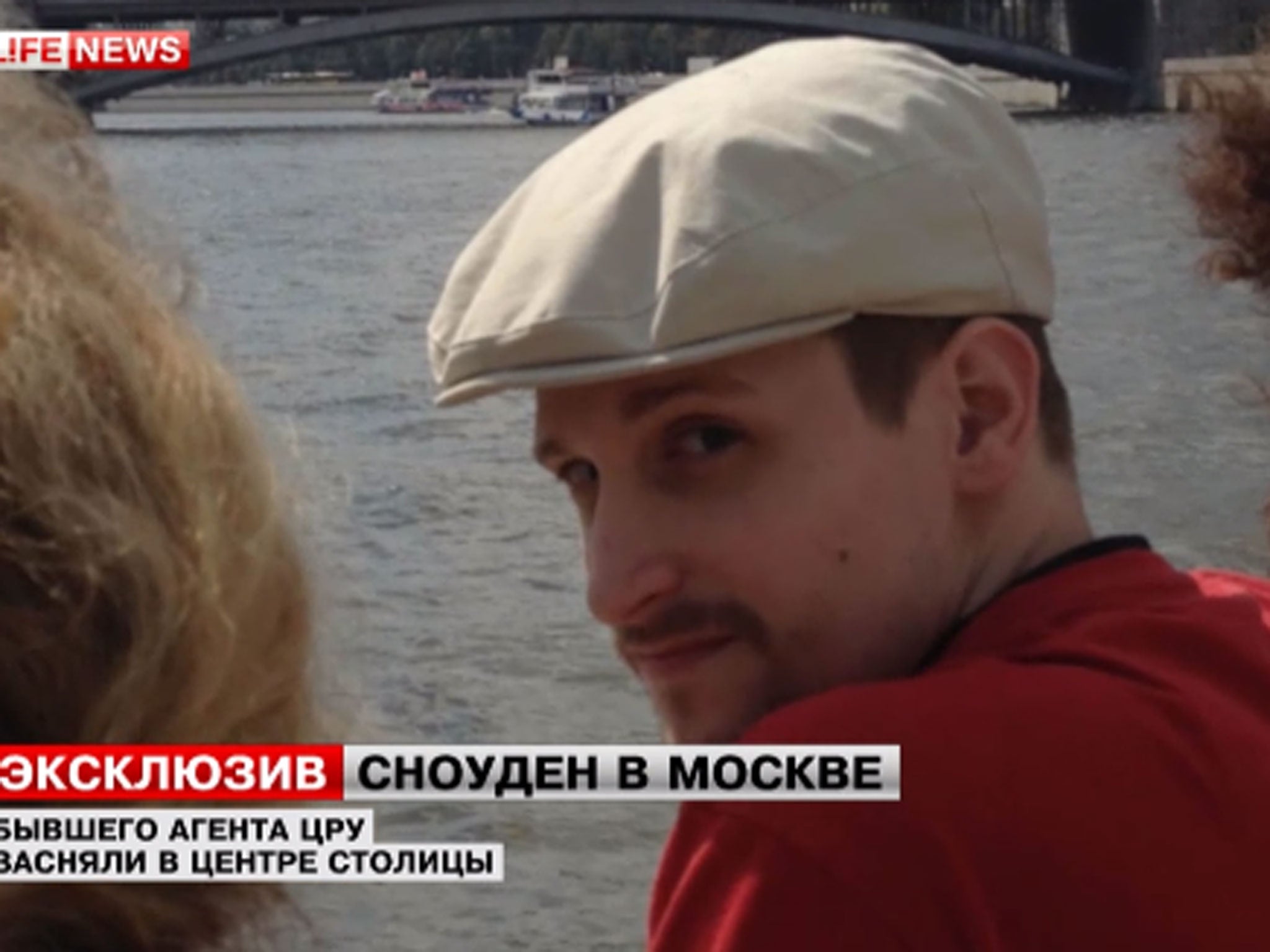 Edward Snowden, pictured here seeing the sites of Moscow, has found a job on a Russian website, his lawyer says