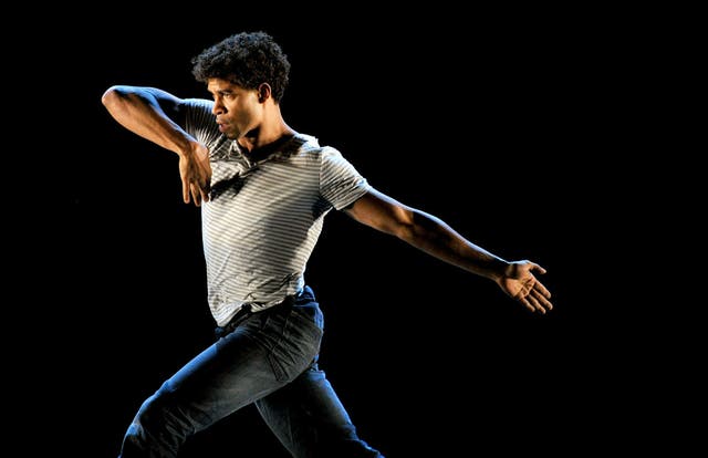 Panoramic: Dancer Carlos Acosta performs on stage