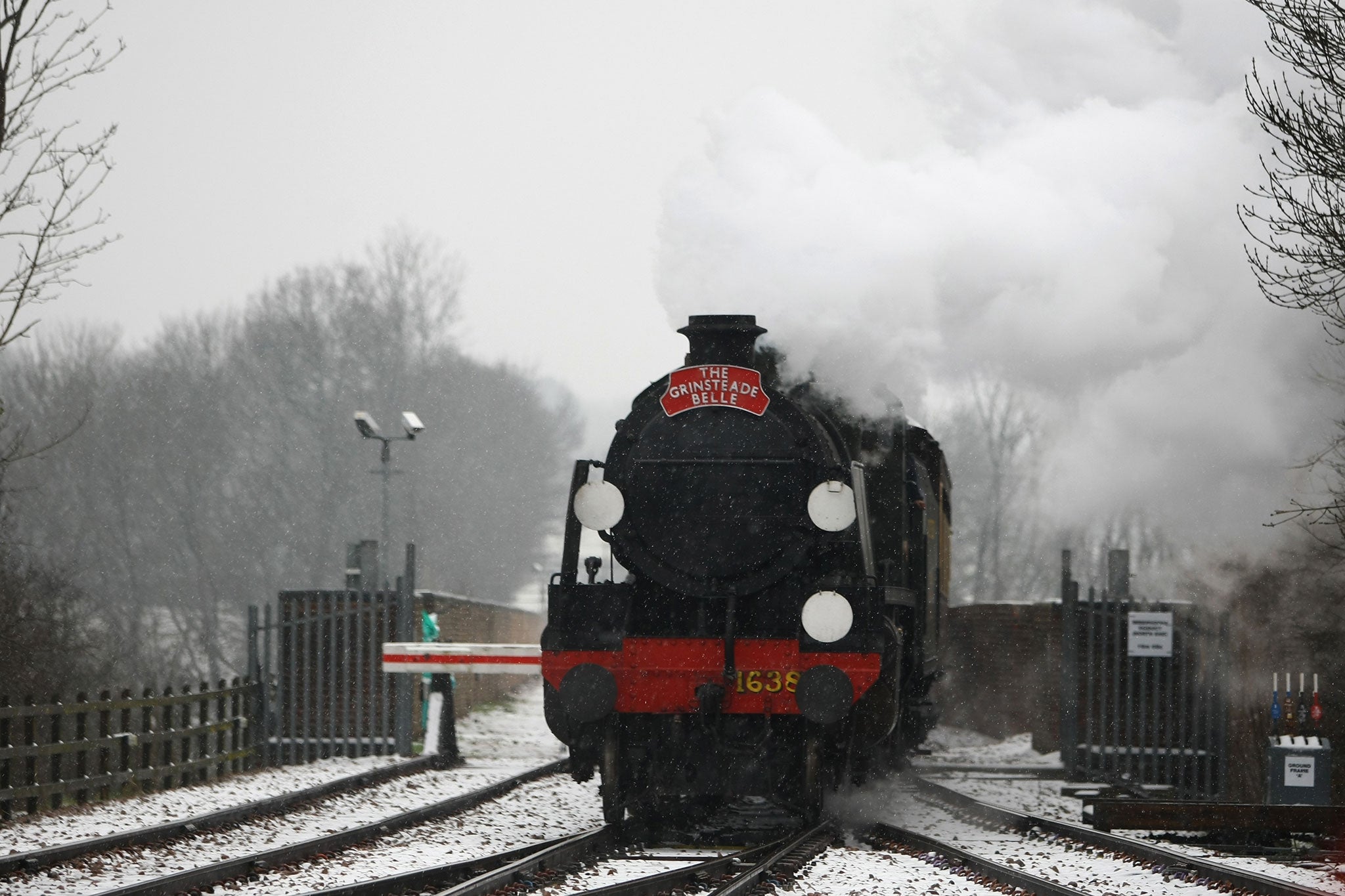 Travelling reveries: A steam train in East Grinstead
