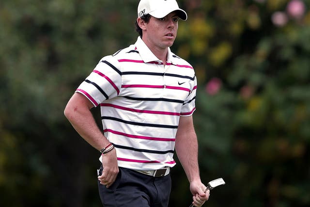 Rory McIlroy carded his best round of the year