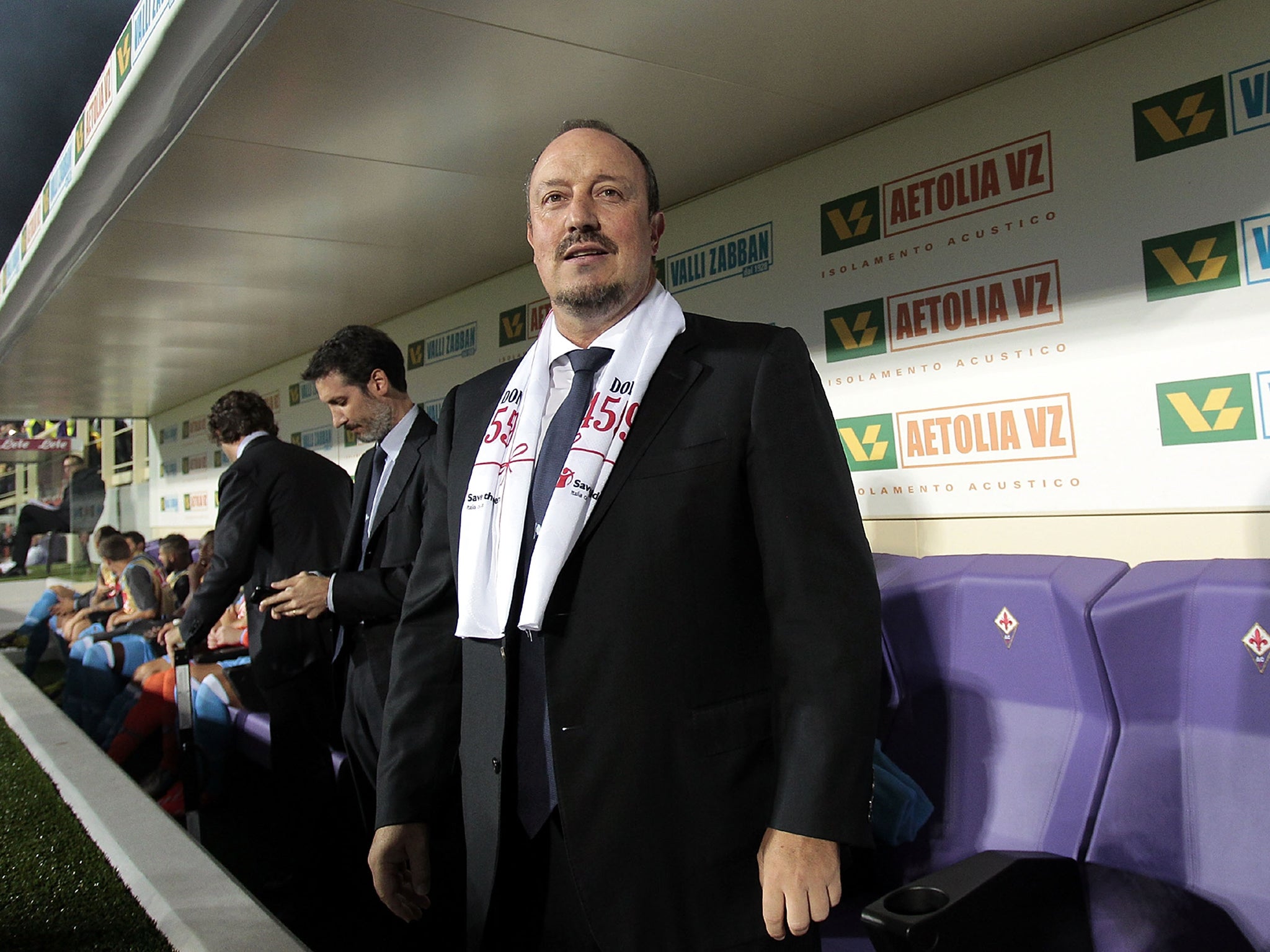 Napoli manager Rafael Benitez