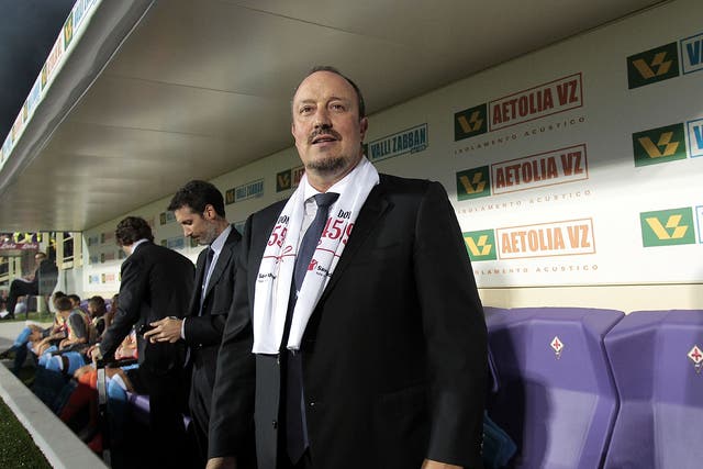 Napoli manager Rafael Benitez