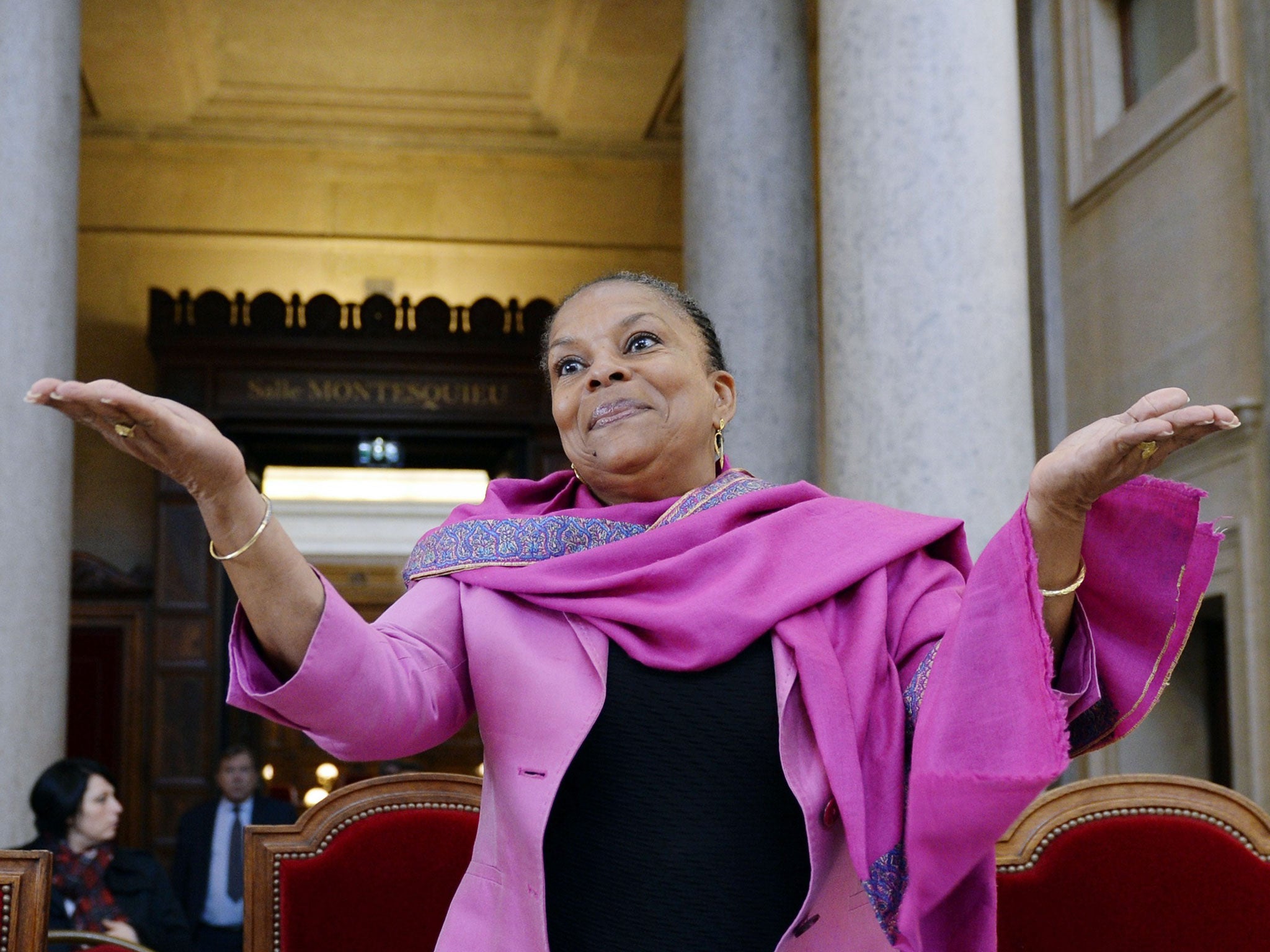 Christiane Toubira helped push through the law legalising gay marriage