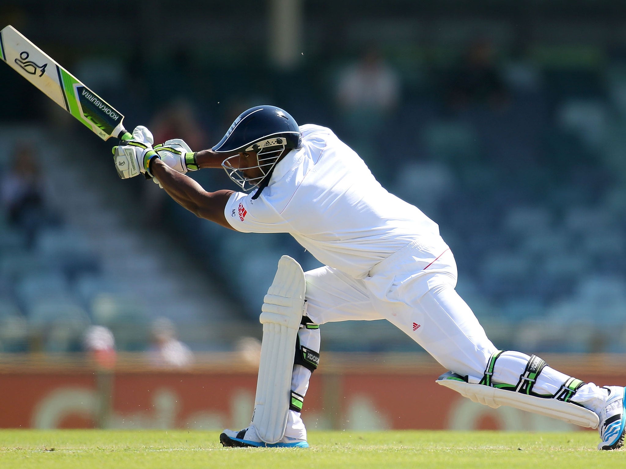 Michael Carberry bats during his innings of 78 on Friday